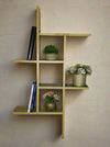 Dual Intersecting Floating Wall Shelves
